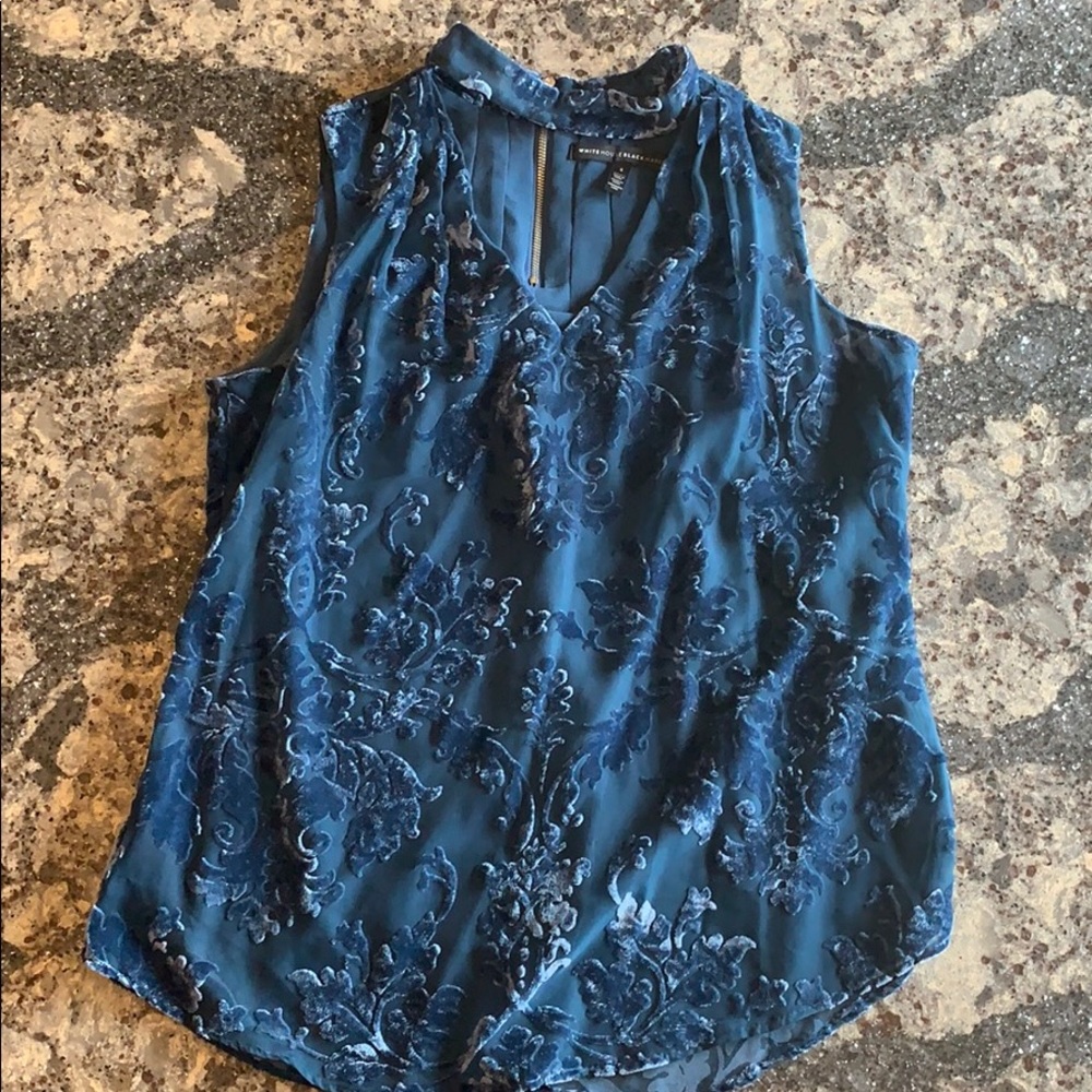 Sleeveless WHBM blouse